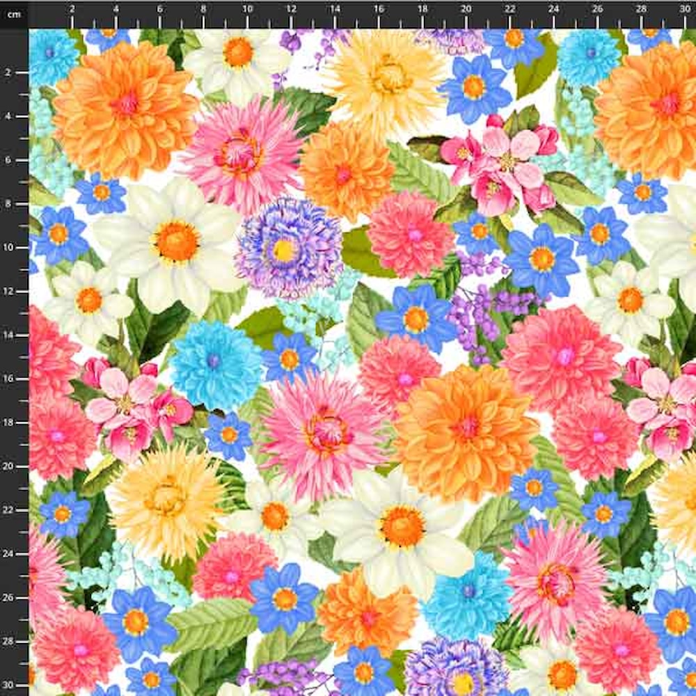 Flower Bed - 108" Wide Back - Licence To Quilt