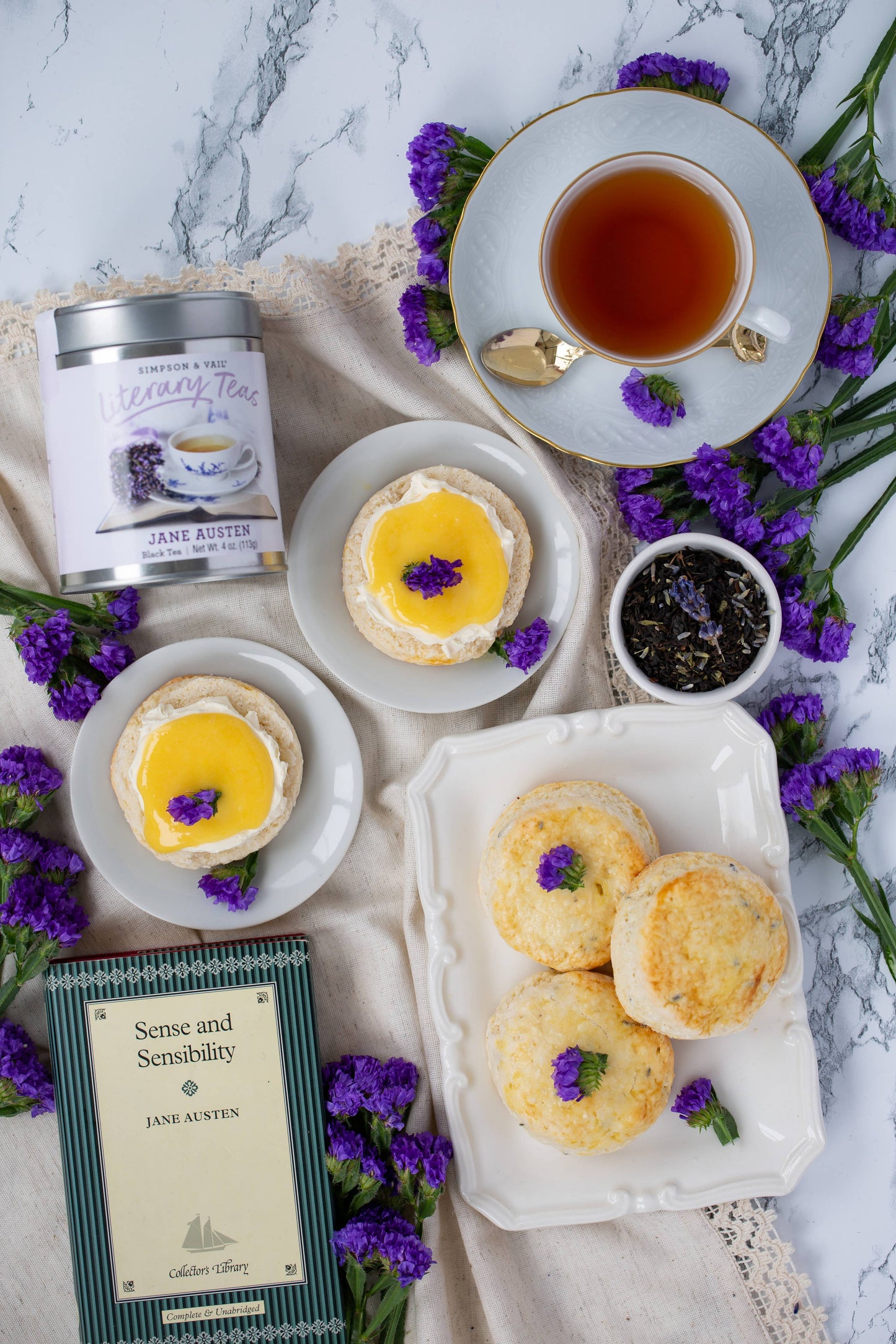 Literary Teas - Mélange de thé noir de Jane Austen - Licence To Quilt