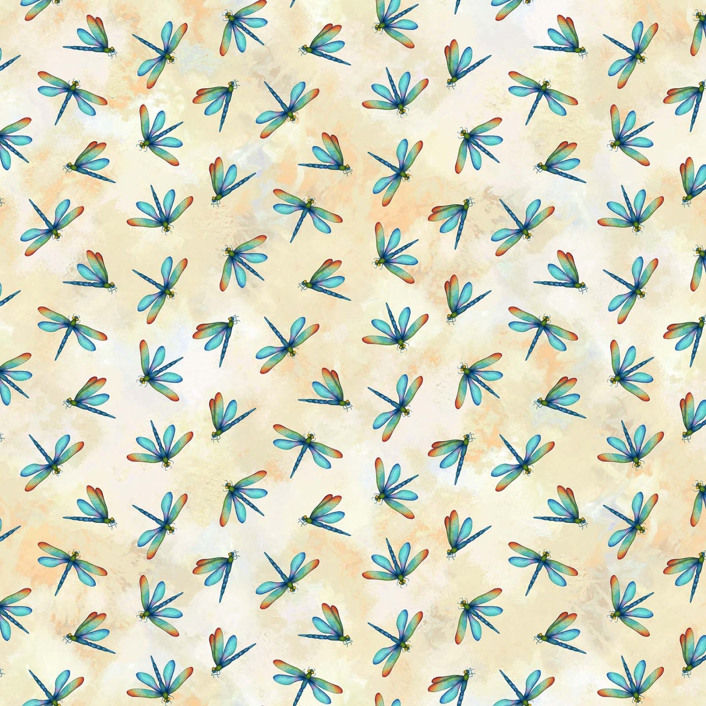 Charisma - Dragonflies Cream - Licence To Quilt