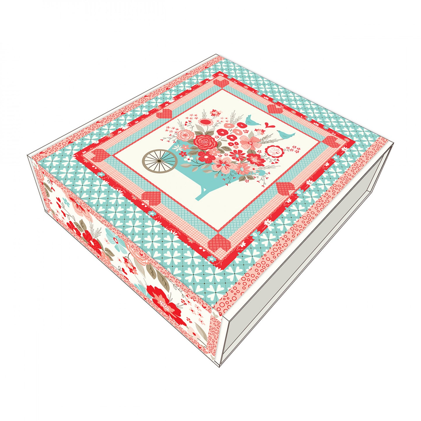 You & Me Panel - Quilt Boxed Kit 45 1/4" x 53 1/4" - Licence To Quilt