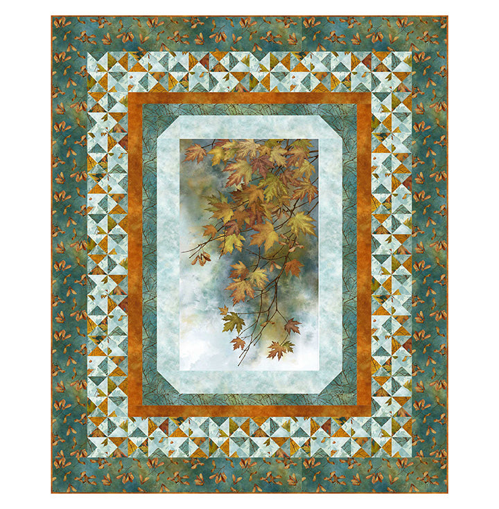 Autumn Splendor - Stonehenge - Rust Branches - Licence To Quilt