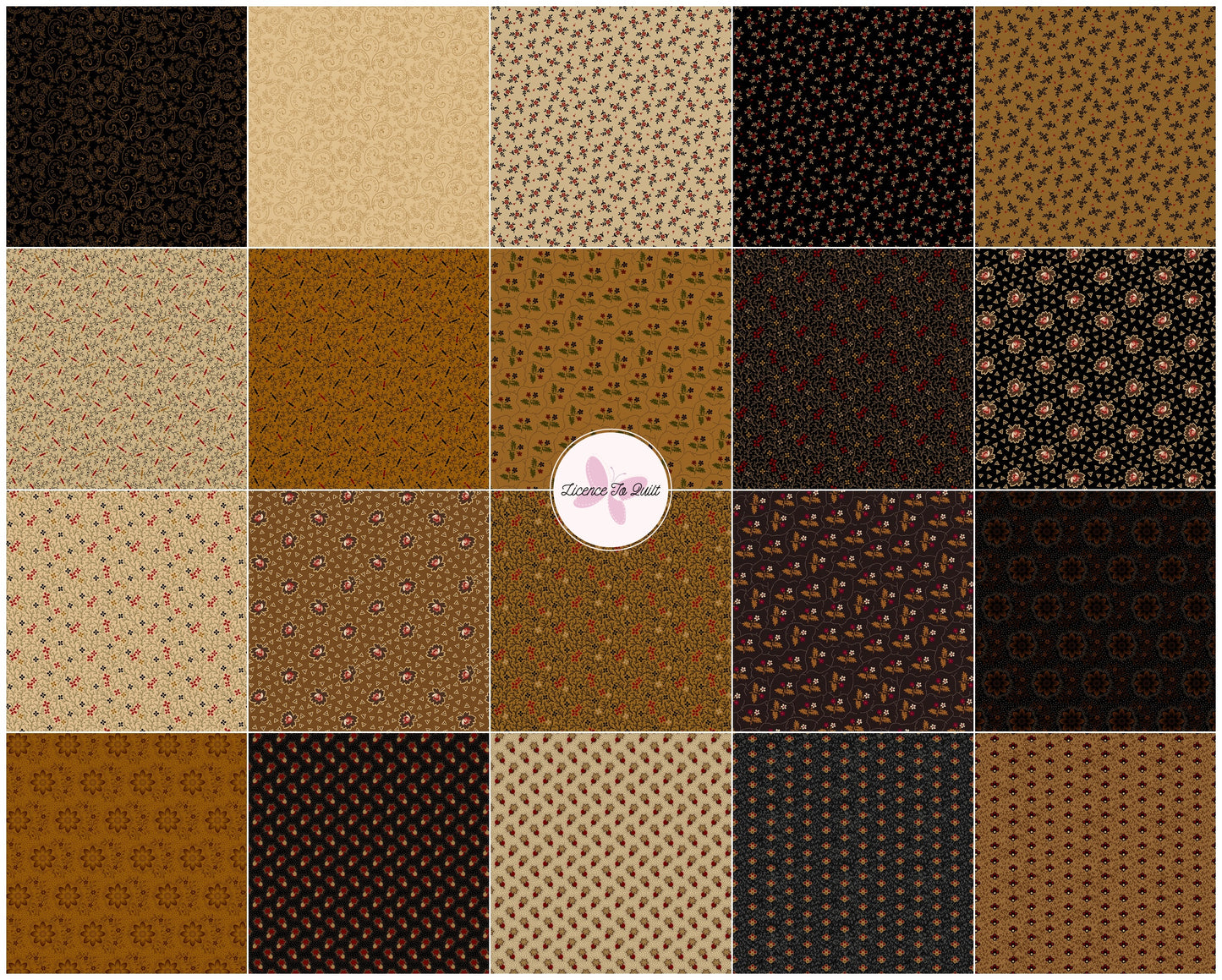 Butternut & Peppercorn II - Blossom Gold - Licence To Quilt