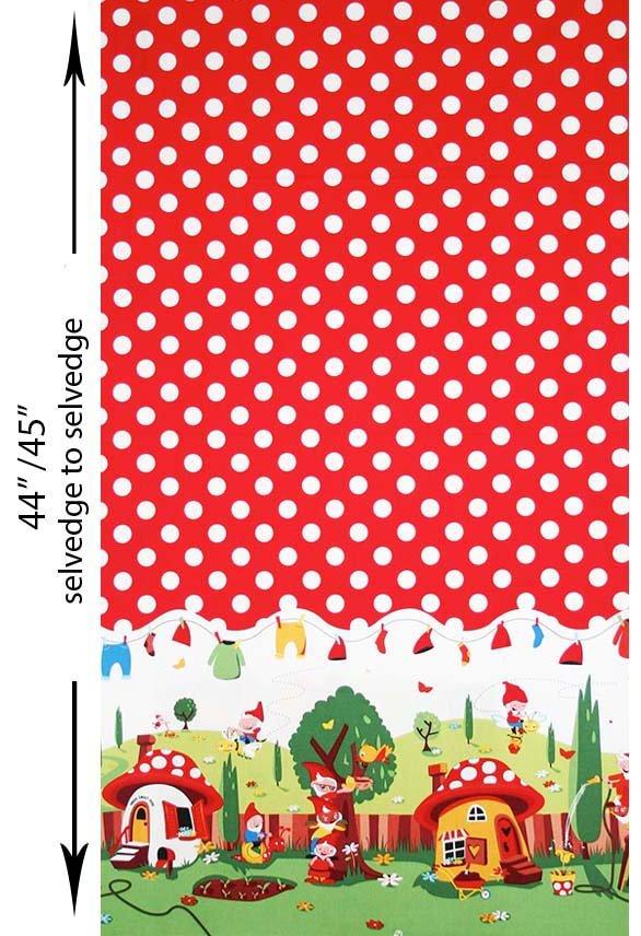Gnome To Fa La La - Gnomeville Red - Licence To Quilt