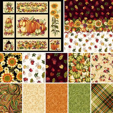 Pumpkin Harvest - Sunflower - Licence To Quilt