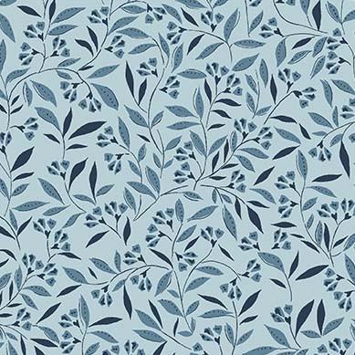La Florette - Wind Blossom Aqua - Licence To Quilt