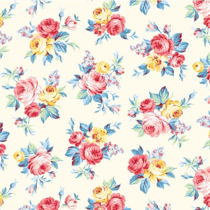 Country Cottage - Locally Grown Peach - Licence To Quilt