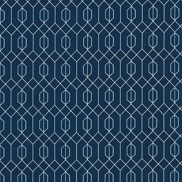 Elderberry Flower Fairies - Geo In Navy - Licence To Quilt