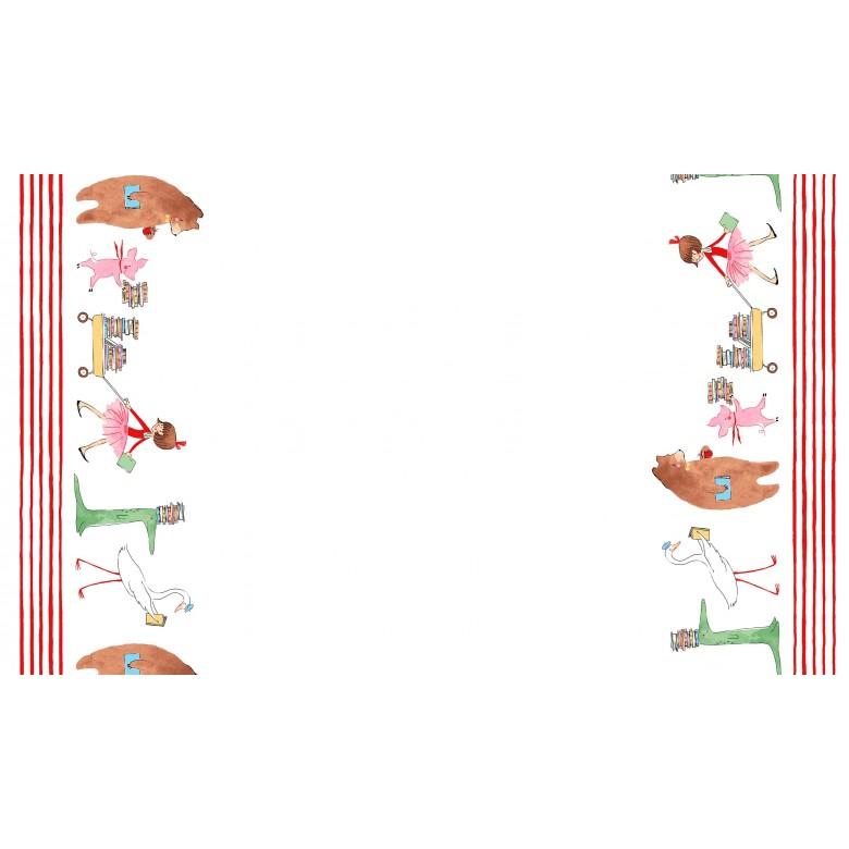 Lola Dutch - Lola Dutch Parade - Double Border - 24" Repeat White - Licence To Quilt