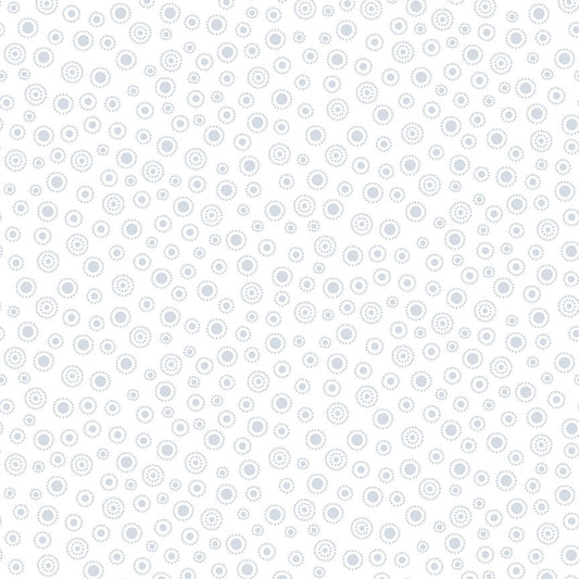 Quilters Flour - White on White Large Dotted Dots - Licence To Quilt
