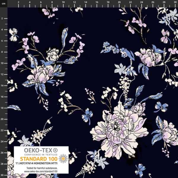 Avalana Jersey - Night Bloom - Licence To Quilt