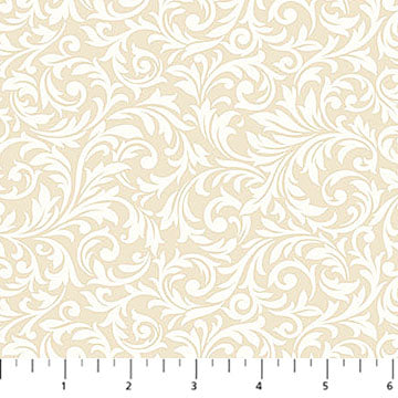 Holiday Joy - Scroll Cream - Licence To Quilt
