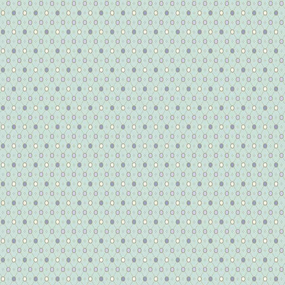 Abloom - Diamond Mesh Teal - Licence To Quilt