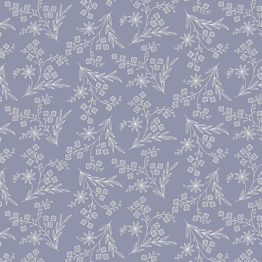 Abloom - Wispy Periwinkle - Licence To Quilt