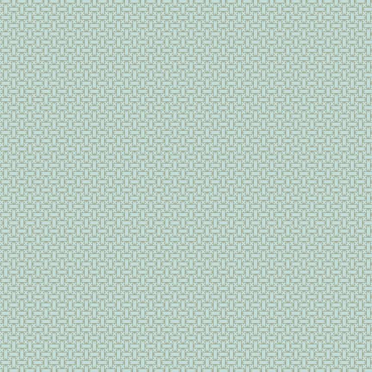 Abloom - Basketweave Teal - Licence To Quilt