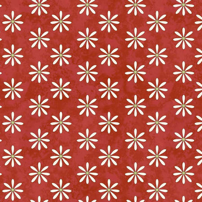 Pocketful of Posies - Red Set Daisies - Licence To Quilt