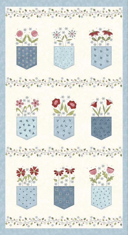 Pocketful of Posies - Panneau - Licence To Quilt