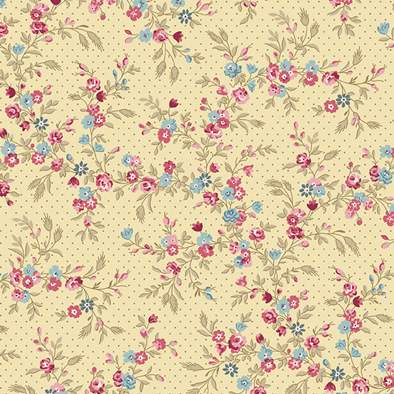 Sienna - Trailing Flowers Sunshine - Licence To Quilt