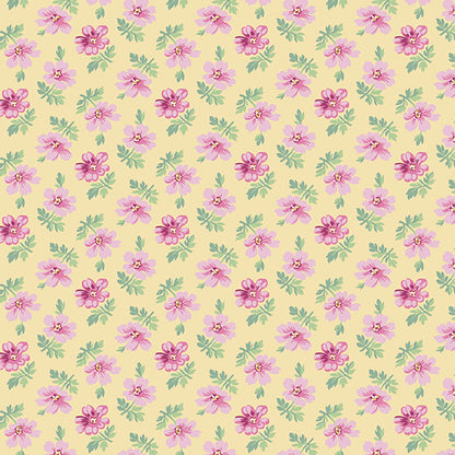 Avalon - Mini Flowers Yellow - Licence To Quilt