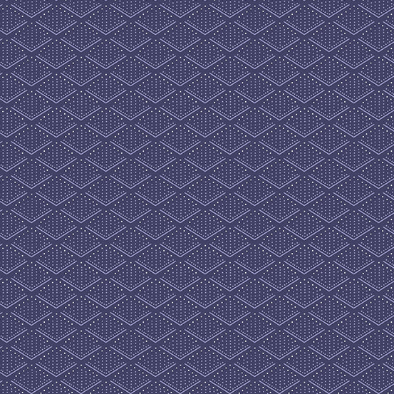 Avalon - Dotted Diamond Blue - Licence To Quilt