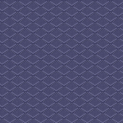 Avalon - Dotted Diamond Blue - Licence To Quilt