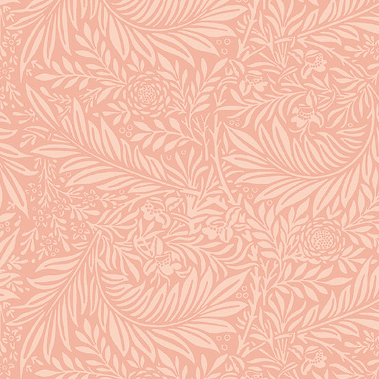 Fleur Nouveau -  Foliage Orange - Licence To Quilt