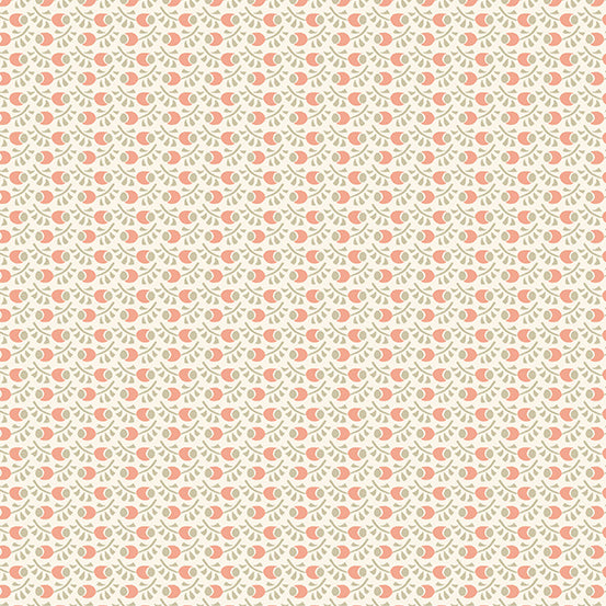 Fleur Nouveau -  Rosehip Light Orange - Licence To Quilt