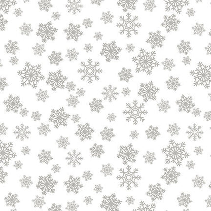 Quilters Flour - White on White Snowflake Pigment White - Licence To Quilt