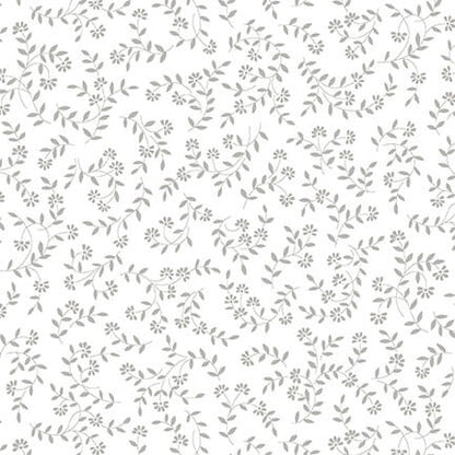 Quilters Flour - White on White Vine Pigment White - Licence To Quilt