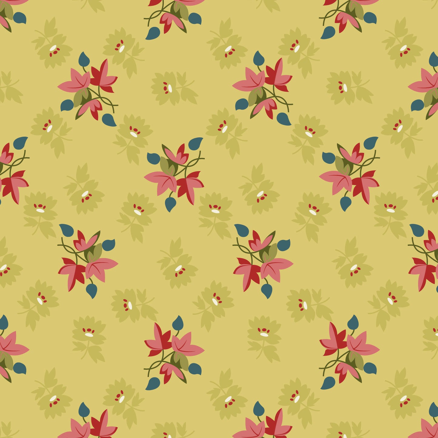 Back & Forth - Maple Leaf - Pear - Licence To Quilt