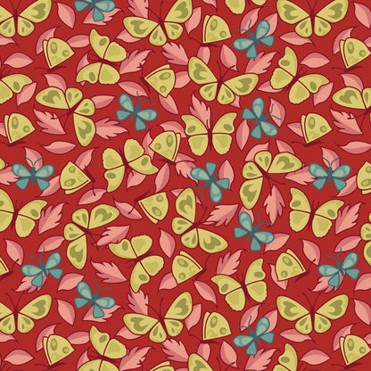 Back & Forth - Butterflies - Rosehip - Licence To Quilt
