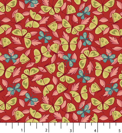 Back & Forth - Butterflies - Rosehip - Licence To Quilt