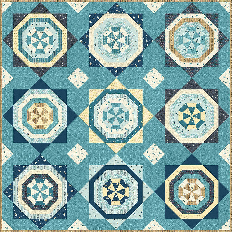 Caribbean Star - patron quilt PDF