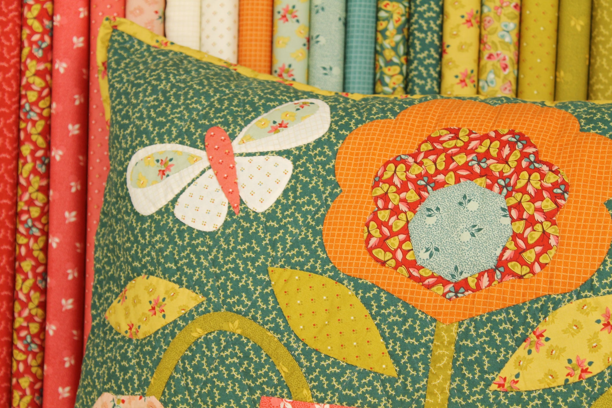 Back & Forth - Butterflies - Deep Blue - Licence To Quilt