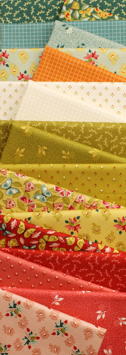 Back & Forth - Butterflies - Deep Blue - Licence To Quilt