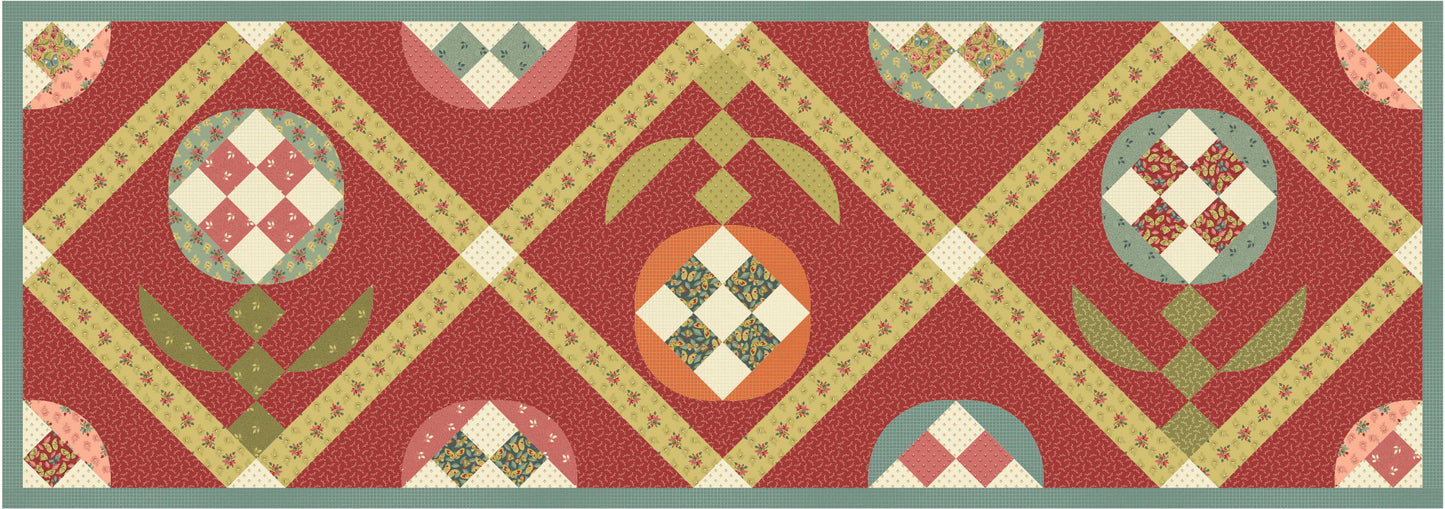 Back & Forth - Square Dance - Carrot - Licence To Quilt