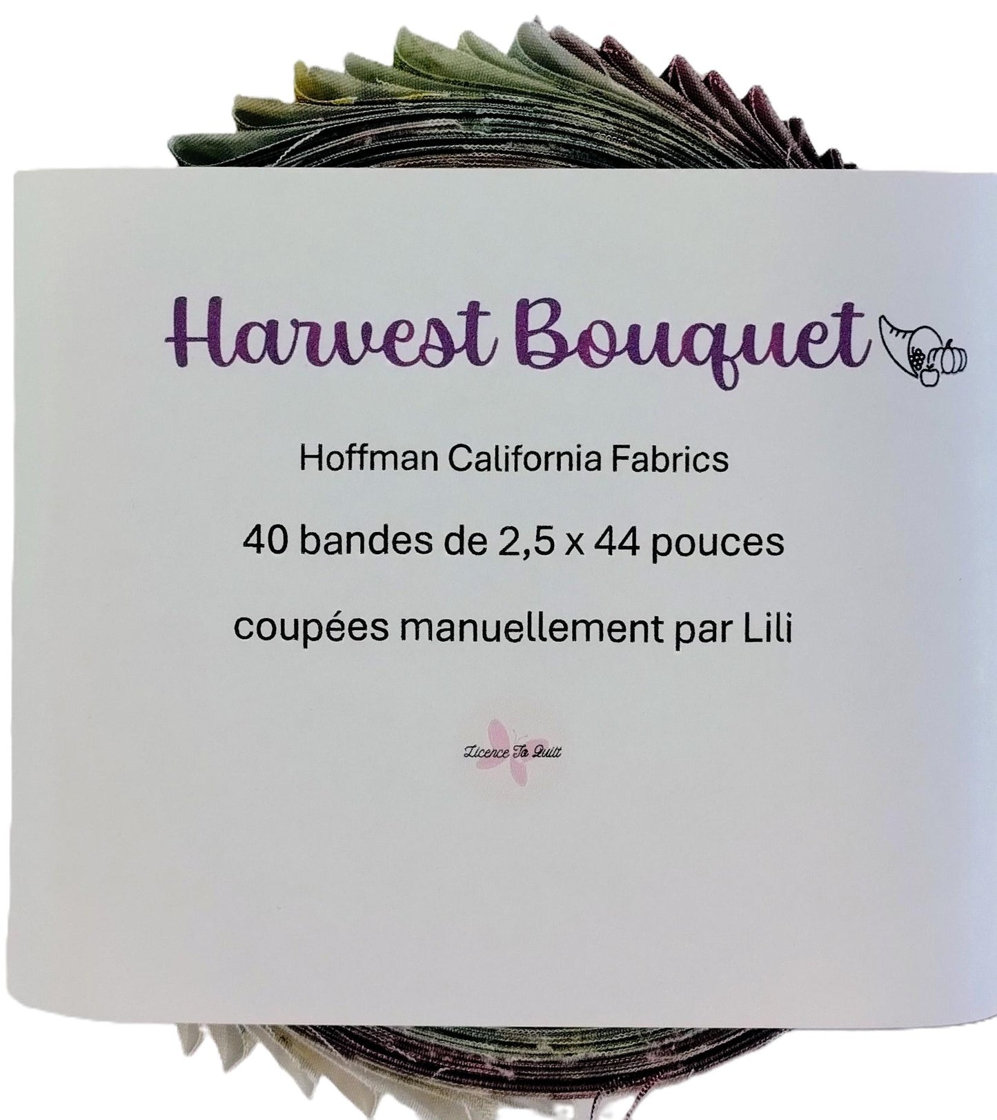 Harvest Bouquet - Jelly Roll (40 bandes) - Licence To Quilt