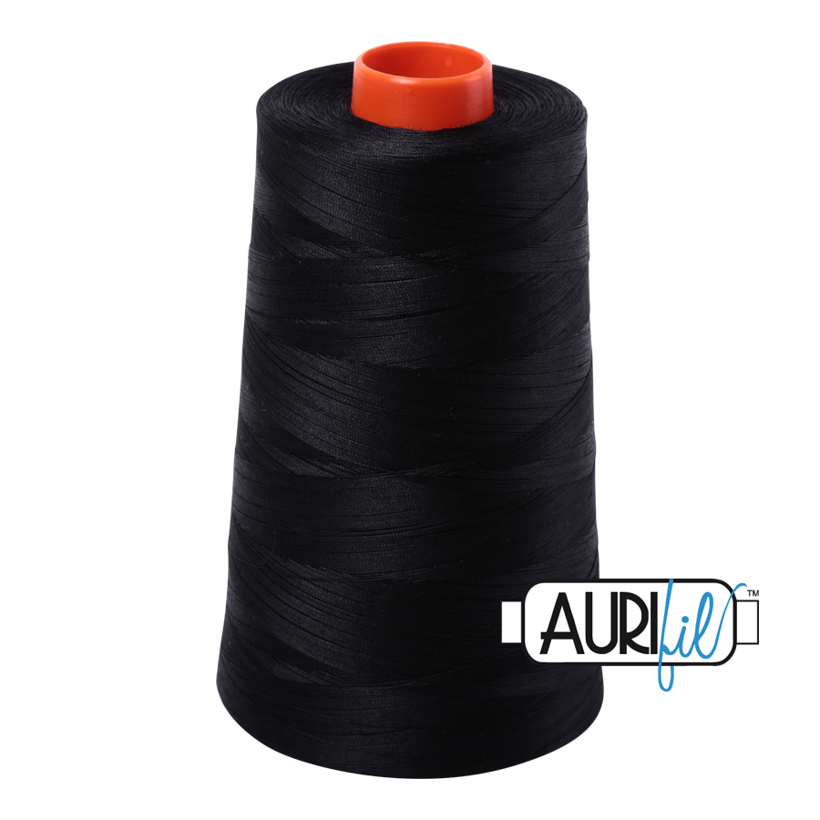 Aurifil Mako 50 - Black - cône - Licence To Quilt