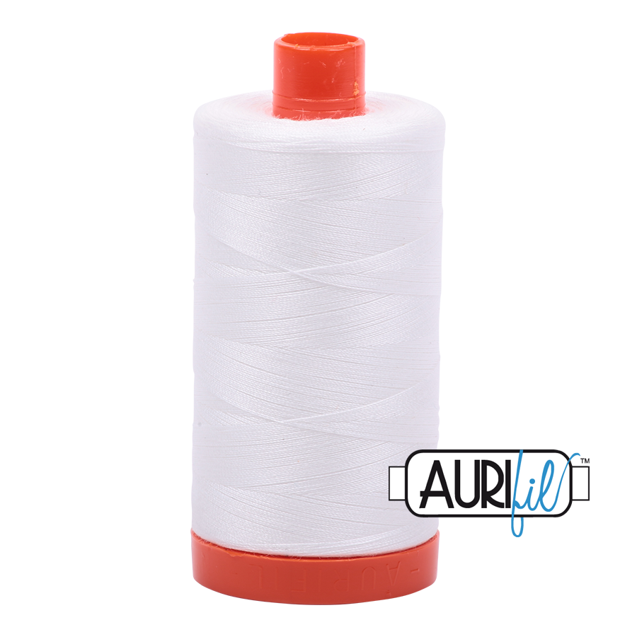 Aurifil Mako 50 -  Natural White - Licence To Quilt