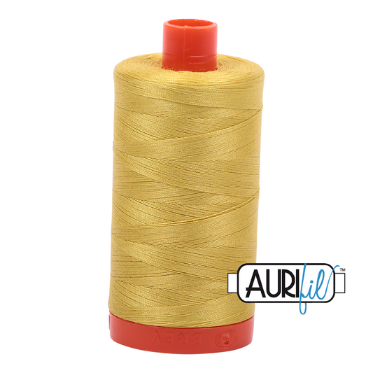 Aurifil Mako 50 - Gold Yellow - Licence To Quilt