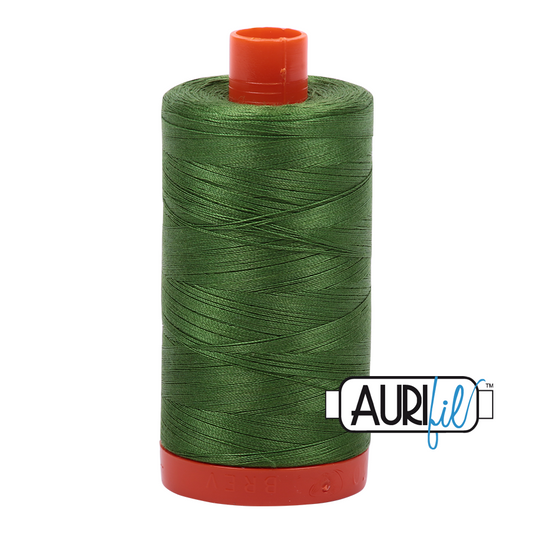 Aurifil Mako 50 - Dark Grass Green - Licence To Quilt