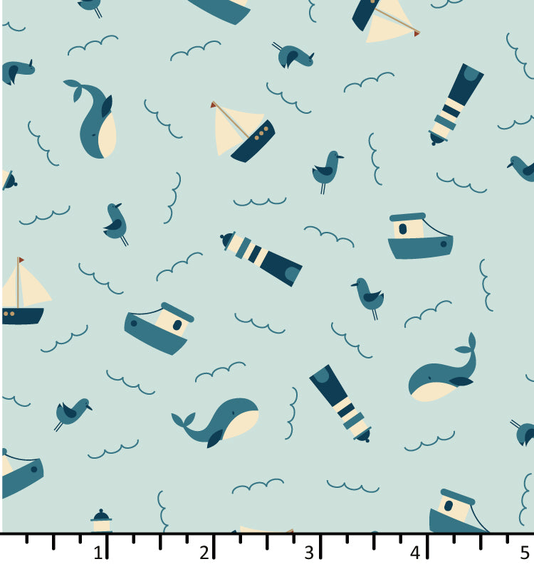 Sands of Time - Beside The Seaside - Frosty Blue