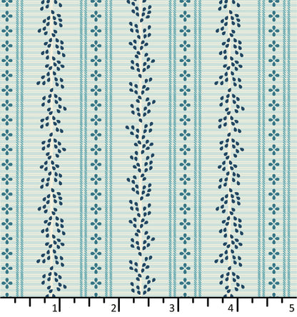 Sands of Time - Coral - Frosty Blue