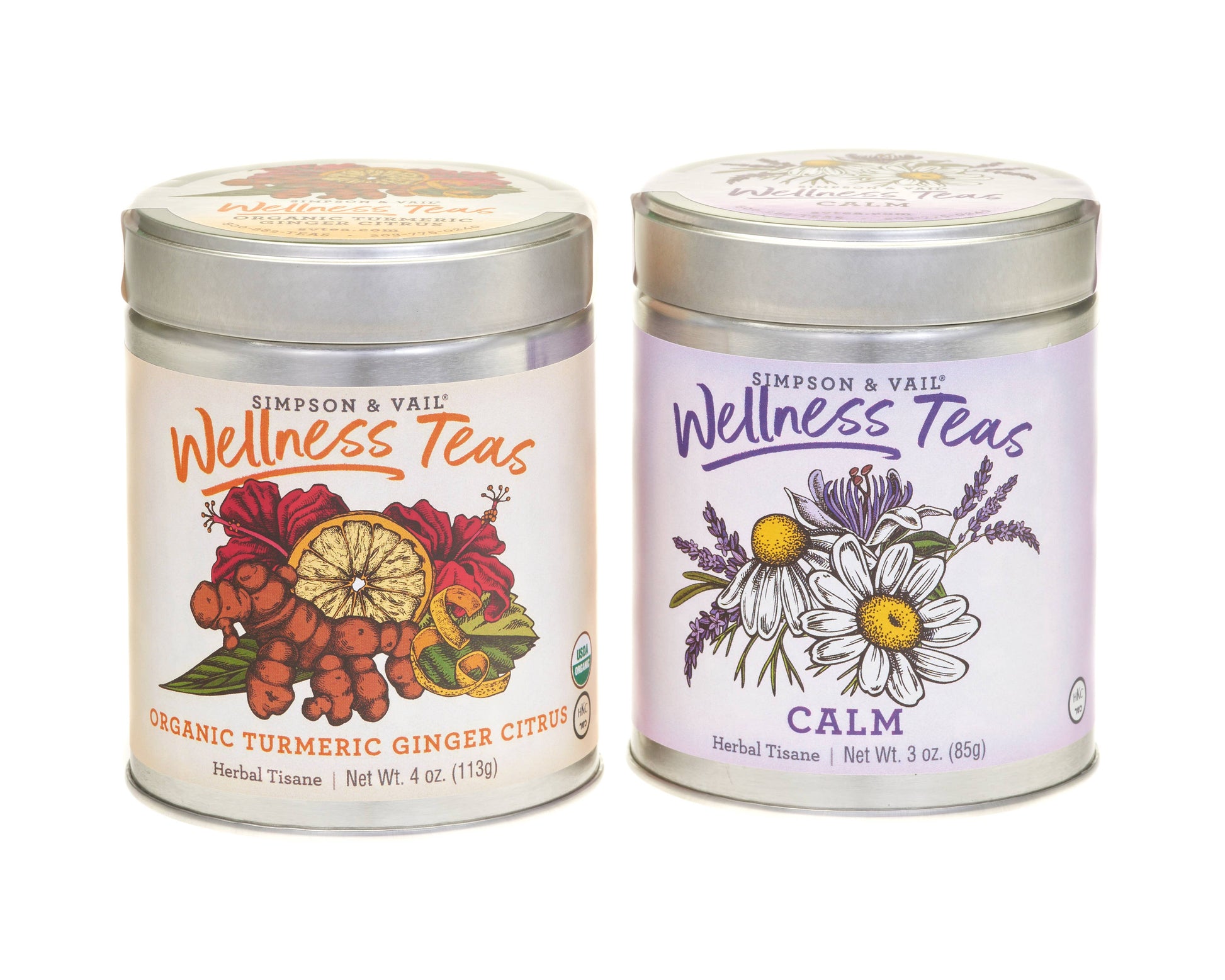 Wellness Teas :  Calm - Thé bien-être à base de plantes calmantes - Licence To Quilt