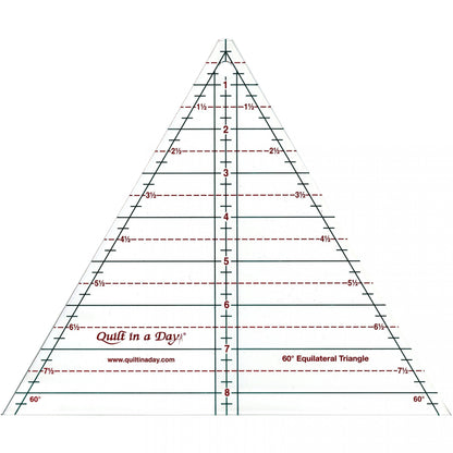 Quilt in a day - Règle patchwork 60° Equilateral - Licence To Quilt