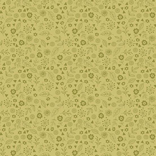 Forest - Doodle Ditzy Green - Licence To Quilt