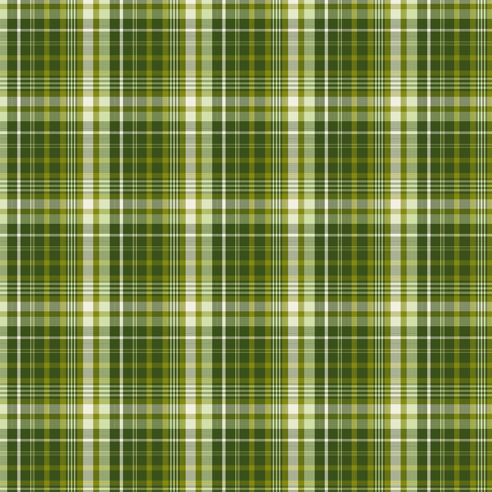 Cats N Quilts - Plaid Happy Green - Licence To Quilt
