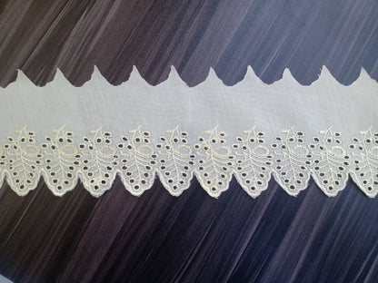 Cotton Eyelet Yellow - Licence To Quilt