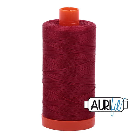 Aurifil Mako 50 - Burgundy - Licence To Quilt