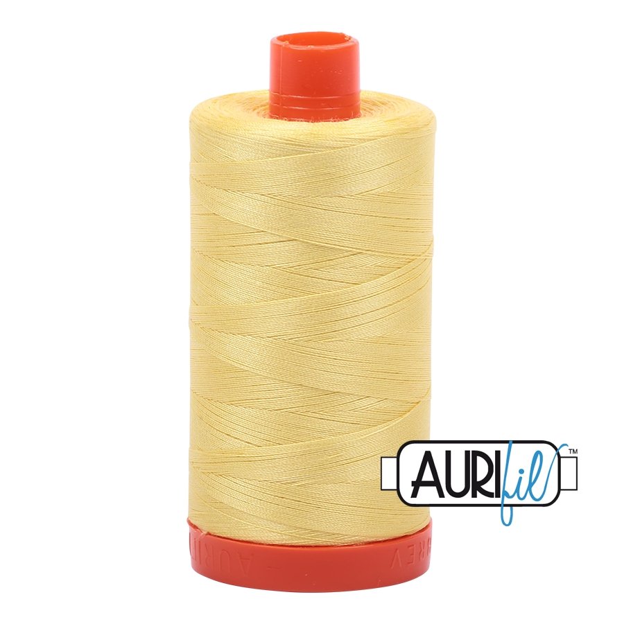 Aurifil - Mako Lemon - Licence To Quilt