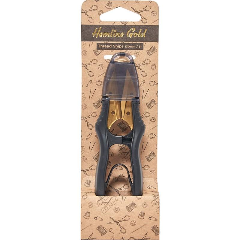 Hemline Gold Thread Snips 5" - Coupe fil - Licence To Quilt